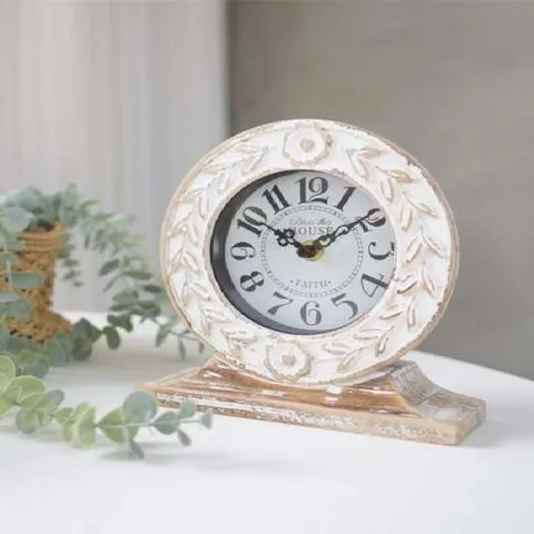 빈티지 우드 원형 탁상시계 (저소음) 키워드없음 키워드없음 키워드없음