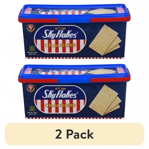 (2팩) M.Y. San 스카이 플레이크 크래커, 32팩, 28.21온스