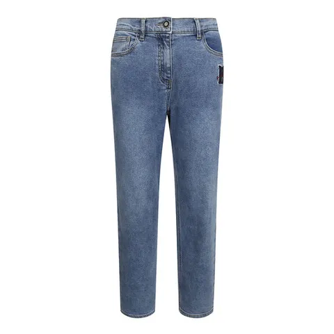 [베스띠벨리]로고 자수 배기 데님 팬츠 BJPKX2288 B