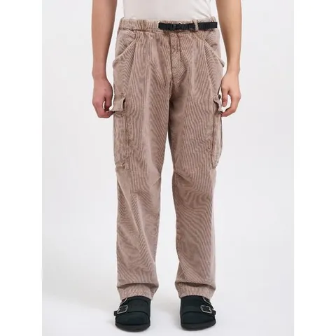 화이트샌드 스트레치 코튼 엘라스틱 웨이스트 팬츠 M25WSU69314