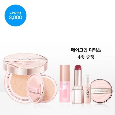 [ 롯데백화점 ][랑콤][12DPT][12LT][디럭스4종증정] 이돌 세럼광 쿠션&리필 듀오 세트 (+L.POINT 3천점