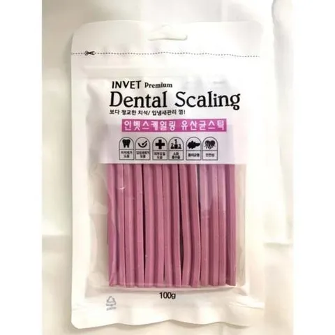 인벳 덴탈 스케일링 유산균스틱 100g 생활용품 반려동물용품 간식류 인벳 덴탈 스케일링 유산균스틱 100g 반려동물유골함 반려동물추천