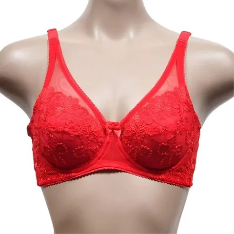 여성스러운 고급 레이스 와이어 풀컵 브라 가성비좋은
