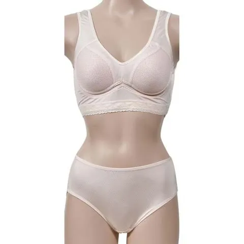 통풍성 좋은 인견 쿨메쉬 B컵 브라팬티세트