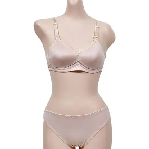 일리컬러 테라 삼각 3 4컵 노와이어 B컵 브라팬티세트