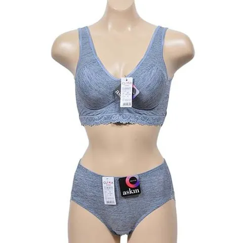 끔한 디자인 매쉬테잎 몰드 B컵 스포츠 브라팬티세트