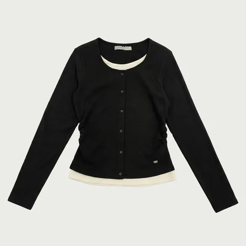 여성 가디건 레이어드 티셔츠_100(10560-131-205-12)