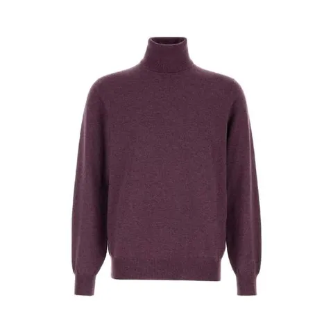 BRUNELLO CUCINELLI 보라색 캐시미어 스웨터 M2200103 CHL69