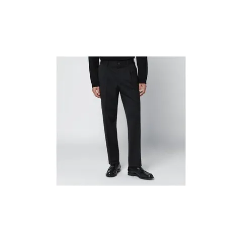 SANTANIELLO Black wool blend trousers IRNOE2968XLSANTA-99