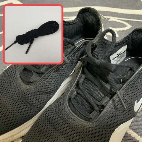 커스텀 끈 신발끈 우동 신발끈 120cm 운동화 블랙 커스텀 우동 신발끈 블랙 운동화끈 등산화끈 신발용끈 끈 편 운동화끈파는곳 스니커즈끈