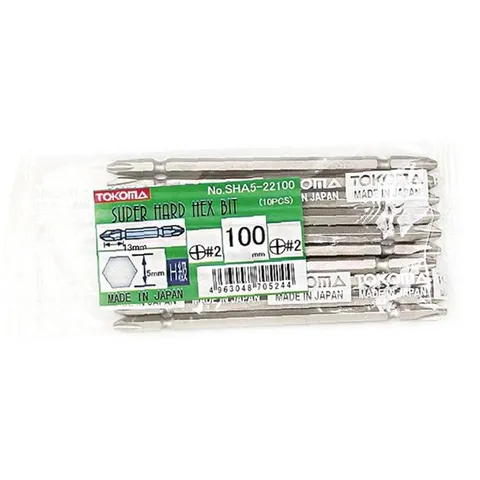 TOKOMA 드라이버비트_SHA5-22-100 (+)2-100W 5.0mm