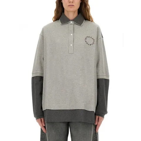 [STELLA MCCARTNEY] 라프리마 여성 폴로 셔츠 6J04263SQA12 8491 Grey /6