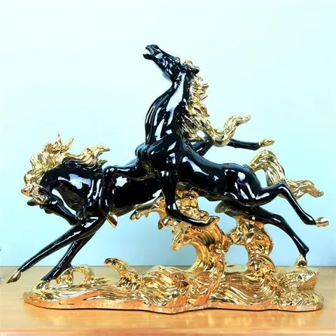 N금쌍말블랙2P-대 조각상 장식인형 인테리어 공예소품 결혼선물장식소품 집들이선물장식소품 신혼부부선물장식소품 인테리어장식소품 거실장장식소품