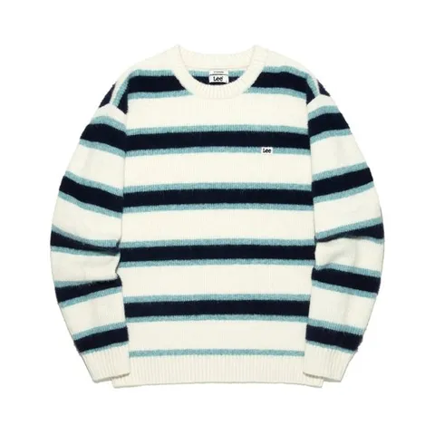 LEE 스트라이프 니트 공용 B1 LE2503KT05 IV