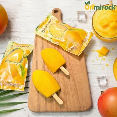온미락 100% 천연과일 골드라벨 아이스 망고바 40봉 망고스틱