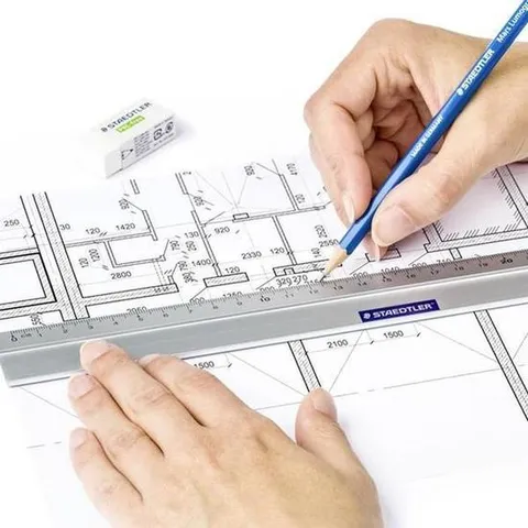 마스 사무용 자 알루미늄 40cm 563 스테들러