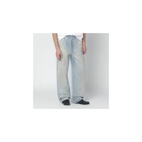 AMIRI 퍼펙트 앤티크 인디고의 배기 청바지 AMBMJE1012DEXMAMIRI-543