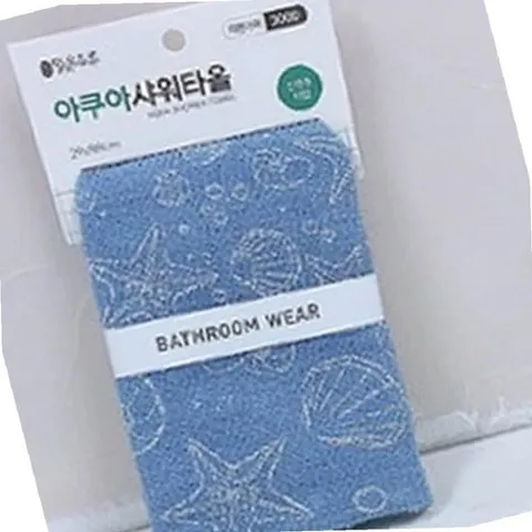 아쿠아 샤워타월 색상랜덤 29x98cm 반신욕 홈스파 기