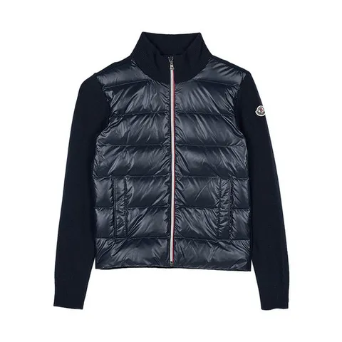 [몽클레어 키즈] FW25 아동 로고 패딩 집업 가디건 9B00006 M1241 745 (14)