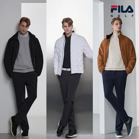 [휠라골프][휠라골프]남성 기모 팬츠 3종 세트_688642