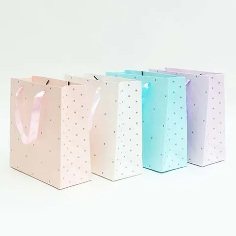 러블리쇼핑백(중)28x28x10_10매입 선물포장 종이가방 쇼핑백 포장 소호몰