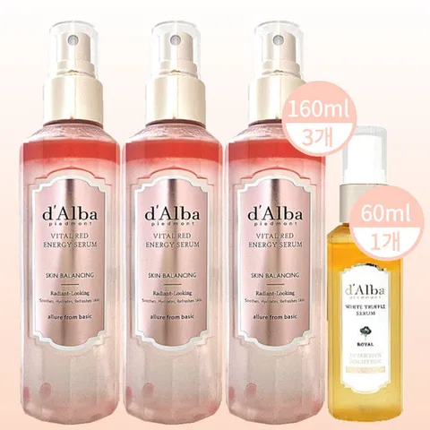 [달바]달바 미스트 세럼 바이탈레드세럼 160ml 3개+60ml 1개