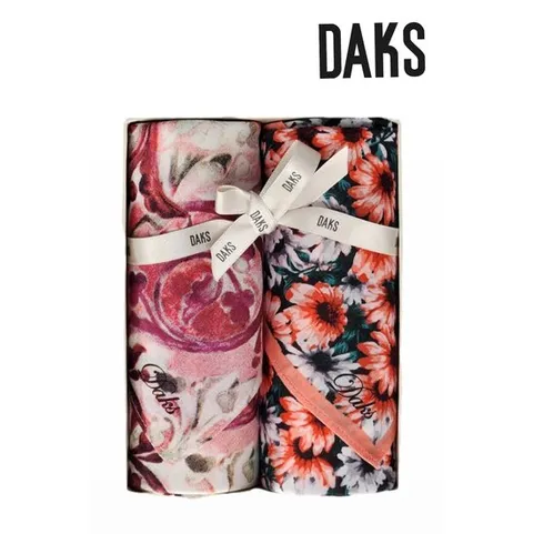 [ 롯데백화점 ][닥스(손수건)]여성 손수건 2매 세트 DKA1404 13+DKL1401 15