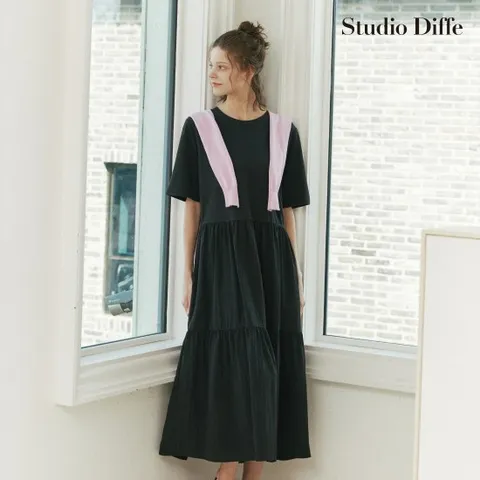 스튜디오디페 26SS 코튼 스웻 캉캉 원피스 2종