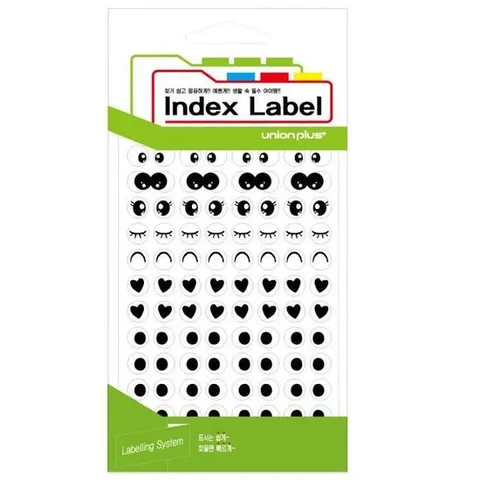 유니온 스티커 눈모양 (9mm) (15매입) (UL-2015)