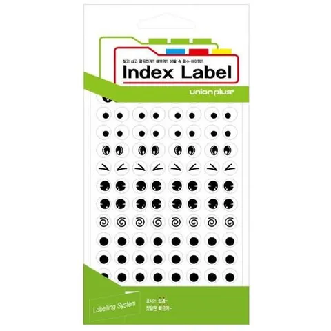 유니온 스티커 눈모양 (9mm) (15매입) (UL-2016)