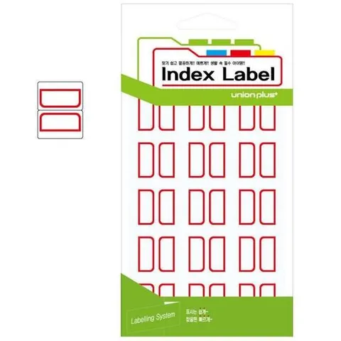 유니온 견출지 일반 29x23 (UL-2103) (적색) (18매입)