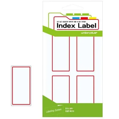유니온 견출지 일반 34x67 (UL-2230) (적색) (18매입)