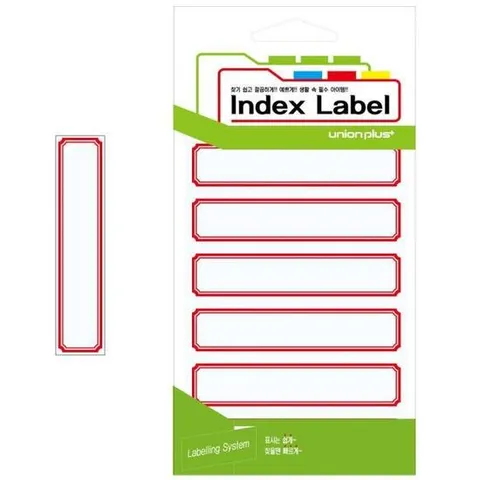 유니온 견출지 일반 90x20 (UL-2212) (적색) (18매입)