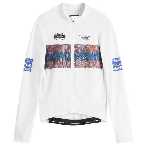 파 노말 스튜디오 남성 Pas Normal Studios T K O  Mechanism Long Sleeve Jersey Human Error White