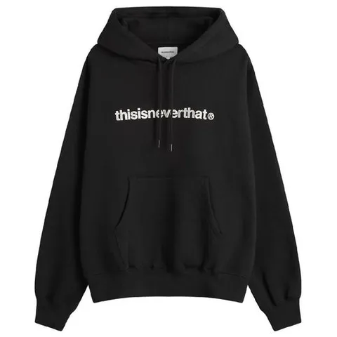디스이즈네버댓 남성 thisisneverthat T Logo Hoodie Black