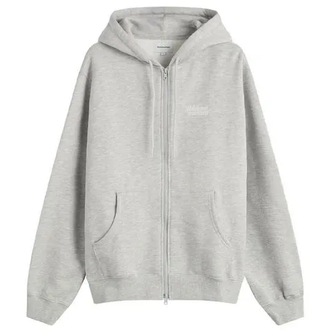 디스이즈네버댓 남성 thisisneverthat OL Logo Zip Hoodie Grey Heather