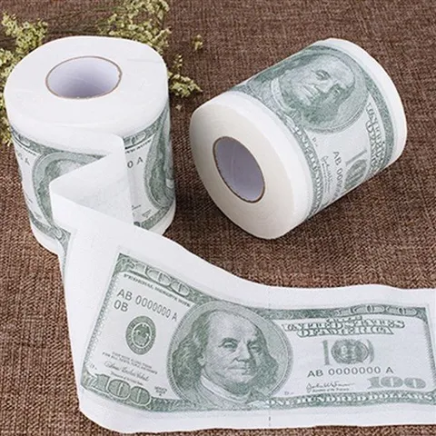 사용이편리한 인테리어 이색선물 휴지 두루마리 달러 부자 티슈