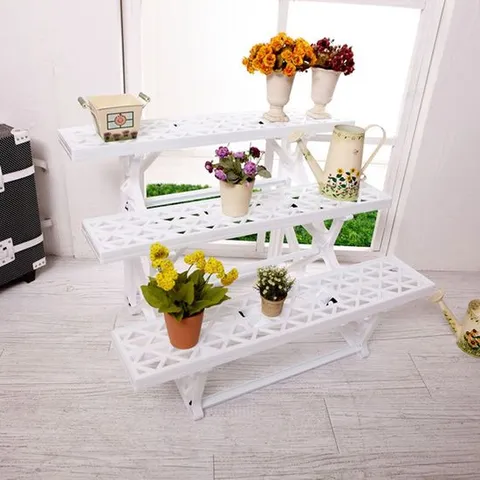 진열대 3단 대형 수납장 화분진열대 정리선반 화분 선반 진열대 수납함 진열장