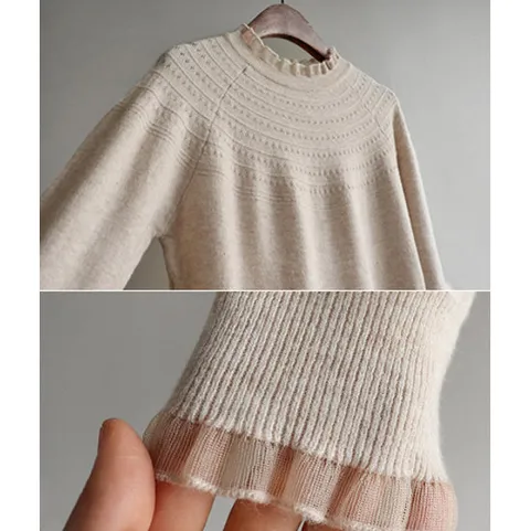 [안나리치]Cooen 레이스프릴604 knit