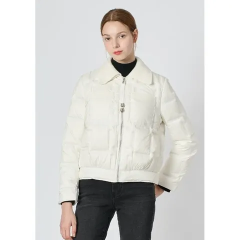 [ 롯데백화점 ]니트 카라 변형 덕다운 B5W9Y977