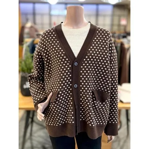 올앤선드리 세이브존01 리버시블 도트 가디건 A5W9K161
