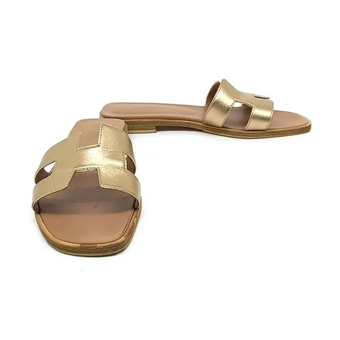 [구구스]중고명품 에르메스 오란 슬리퍼 235 (NO 10294306)