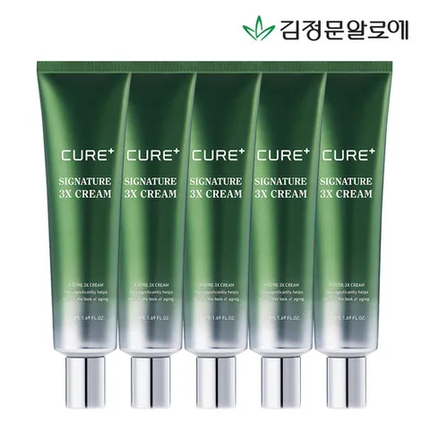 [김정문알로에]큐어 3X크림 5개