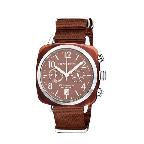 [ 롯데백화점 ][브리스톤]공식 클래식 실버 테라코타 초콜릿 공용시계 (2010S37NTCH)