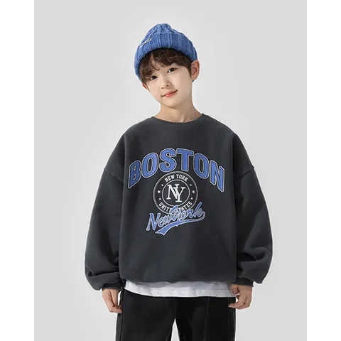 (리틀브로) (아동)스터닝기모맨투맨[티셔츠BFJ7662B]