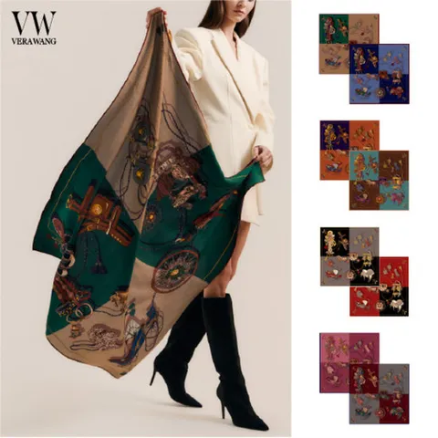 [베라왕][VW베라왕] 클레아 양면 울실크 숄