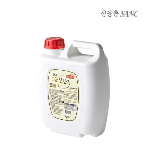 [ 롯데백화점 ][신앙촌]양조 1급진간장 4.2L 1통 s