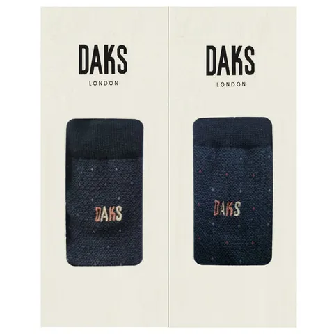 [ 롯데백화점 ][닥스(양말)]DB 26310신사 면중목 세로점 2족세트