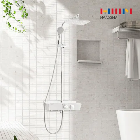 한샘 욕실 선반형 해바라기샤워기 HY-7021(W) 화이트COLOR 3WAY