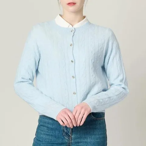 올앤선드리 세이브존07 울 라운드 가디건 A5S1G971